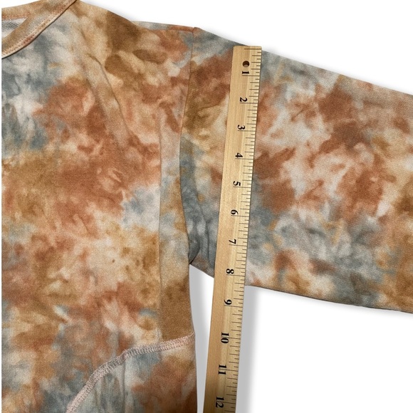 Tie Dye Sweatshirt by LUSH, Pockets, Lightweight, Warm Tones, Made in USA, NWOT - Picture 10 of 13